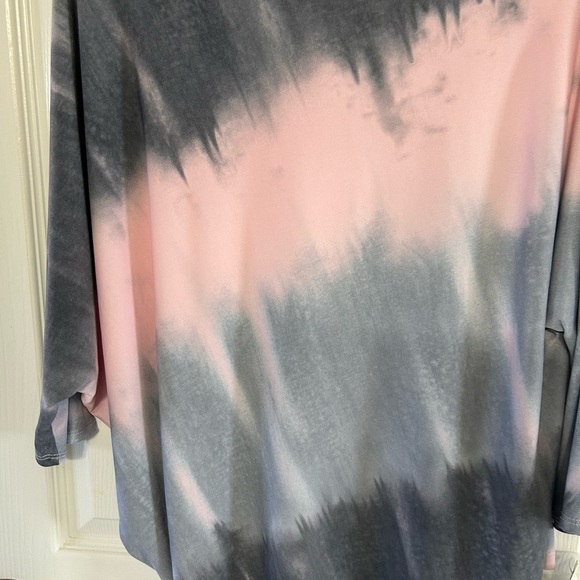 Clara Sunwoo Ombré print 3 quarter sleeve shirt NWT M - Picture 5 of 9